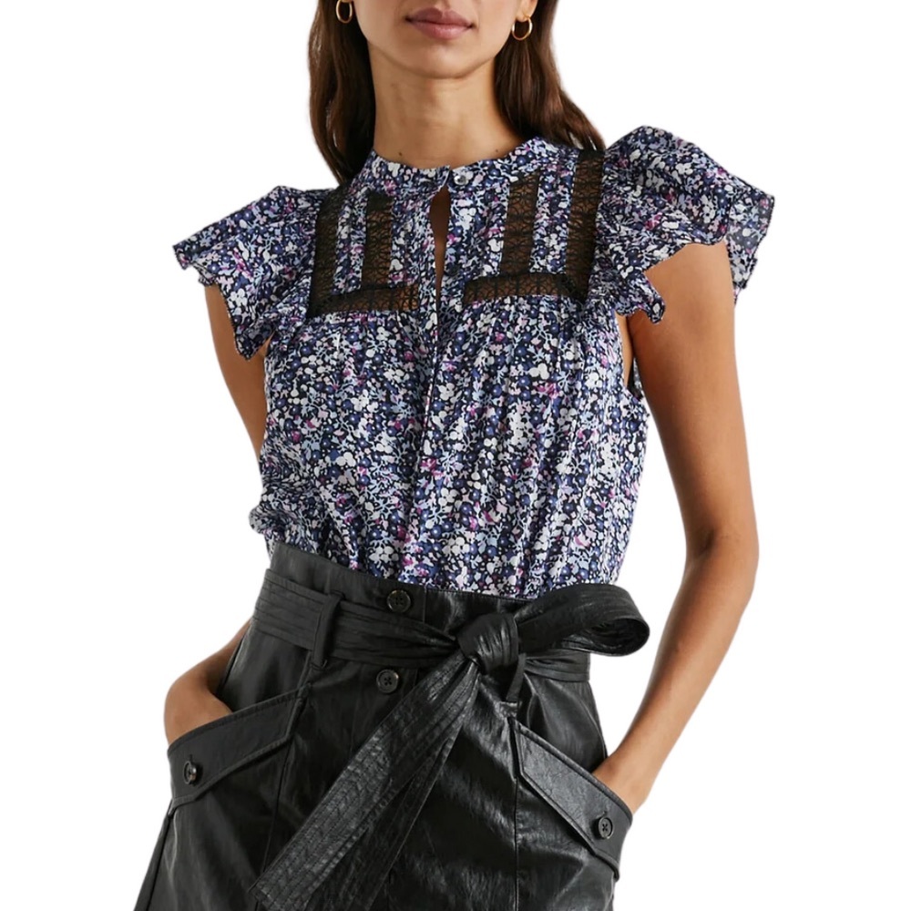 Rails Louella top in Midnight Hyacinth